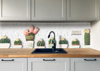 Autocolant perete model piatra cactus 1