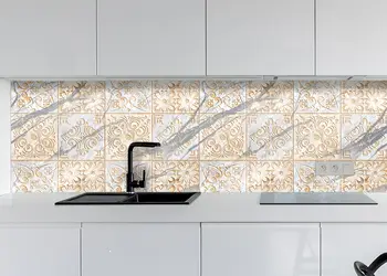 Autocolant piatra model bej gri x1