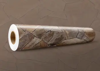 Autocolant piatra model placi brune 2