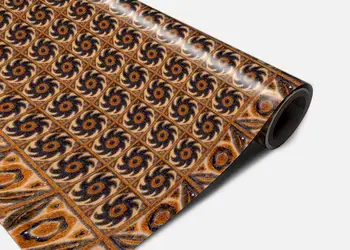 Autocolant podea model piatra bruna rola 0