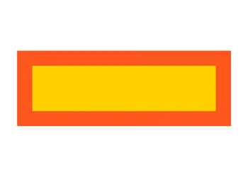 Autocolant reflectorizant pentru camioane remorci semnalizare avertizare simulare 1