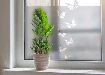 Autocolant sablare decupat model fluturi 6