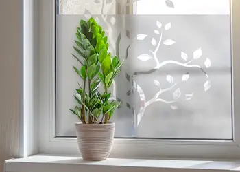 Autocolant sablare model decupat cu crengute x1