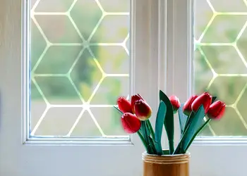 Autocolant sablare model geometric diamond x1