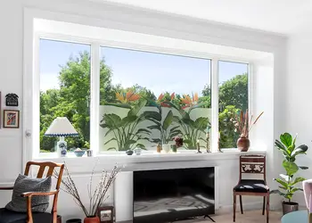 Autocolant sablare pasarile paradisului x2