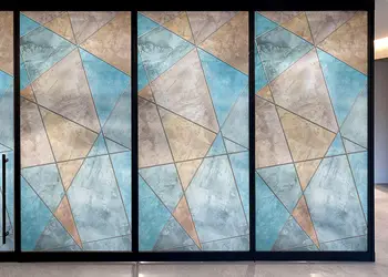 Autocolant sablat model mozaic cu umbre 1