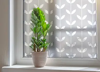 Autocolant sablat model seamless frunze 02