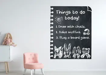 Autocolant tabla de scris model notite x1