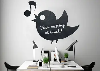 Autocolant tabla de scris model pasare x1