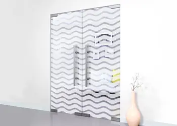 Autocolant transparent cu valuri albe uv220 1