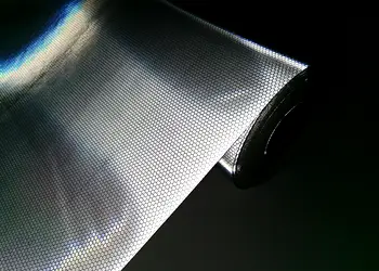 Autocolant vinil reflectorizant Honeycomb Folina printabil 124 cm simulare 1