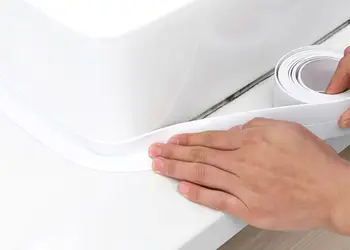 banda de etansare cada sau chiuveta alba 6cm grosime 1