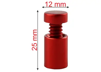 Distantiere semnalistica 12x25mm rosii 1