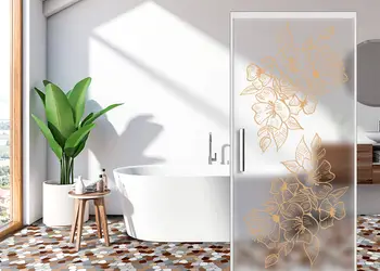 Folie cabina dus model floral fgf220 3