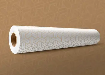 Folie geam panza geometrica aurie 3