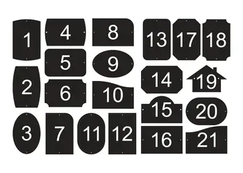 Placuta adresa model gri brushed 0