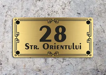 Placuta adresa model riental x2