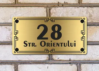 Placuta adresa model riental x2