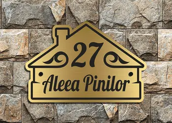 Placuta adresa model vasuta cursiv v2