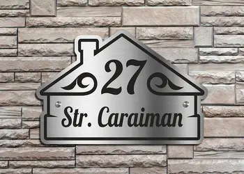 Placuta adresa model vasuta cursiv v2