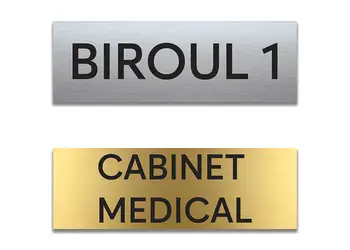 Placuta gravata personalizata pentru birouri spatii comerciale firme si institutii 1