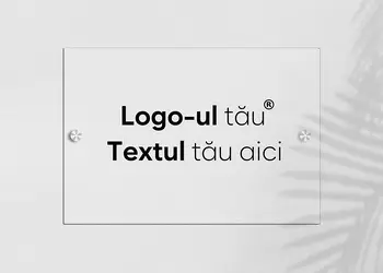 Placuta personalizata cu doua distantiere