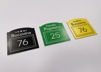 Placuta personalizata model gravat pentru usa y1