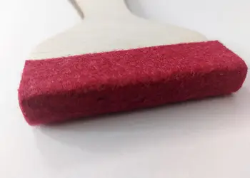 Racleta din lemn cu cap din pasla moale RACWOOD07 1