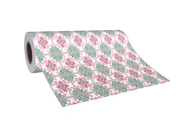 autocolant faianta decorativa imprimeu roz folina