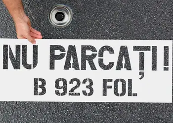 Sablon nu parcati nr inmatriculare