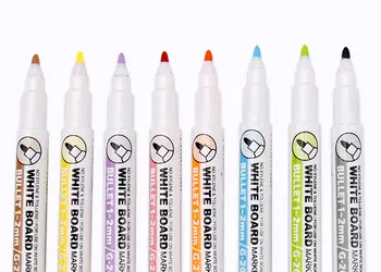 Set de markere magnetice pentru tabla cu burete inclus 1