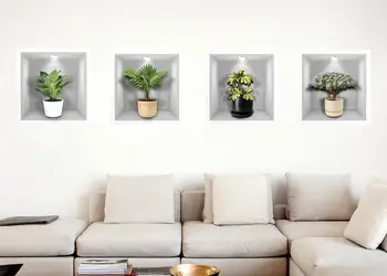 Sticker 3D nisa simulare 3