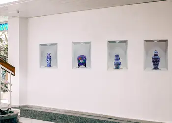 Sticker 3d ceramica albastra