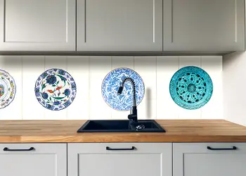 Sticker bucatarie Farfurii Folina 4