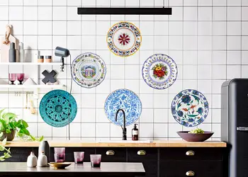 Sticker bucatarie Farfurii Folina 4