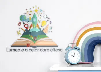 Sticker educativ copii model multicolor carte y1