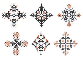 Sticker motive traditionale simulare 1