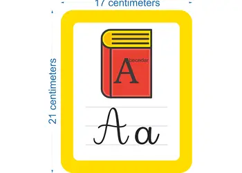 Sticker repozitionabil alfabet litere copii 2