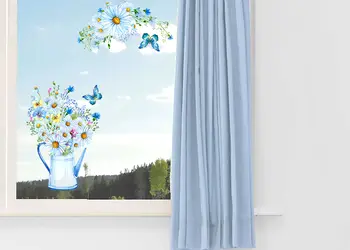 stickere flori folina decor cu margarete