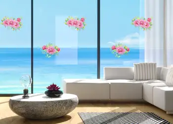 stickere flori folina decor cu flori roz