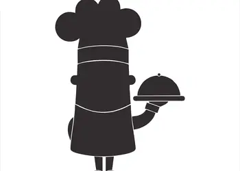 sticker tabala de scris bucatar