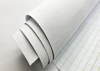 autocolant alb metalic brushed folina