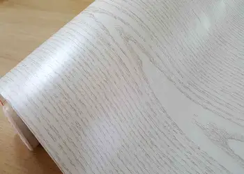 autocolant mobila lemn alb sidefat dcfix perlmuttholz