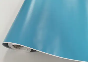 autocolant albastru deschis mat folina 152 cm latime