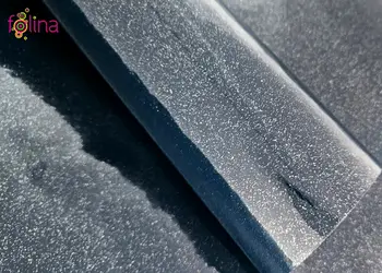 autocolant mobila bleumarin cu insertii argintii