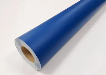 autocolant albastru mat