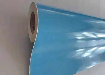 autocolant bleu lucios folina 100 cm latime 3502