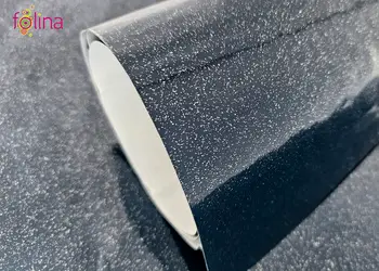 autocolant mobila bleumarin cu insertii argintii