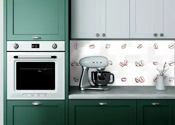 autocolant bucatarie faianta cafea x1