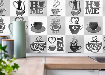 autocolant bucatarie model coffee time b 2